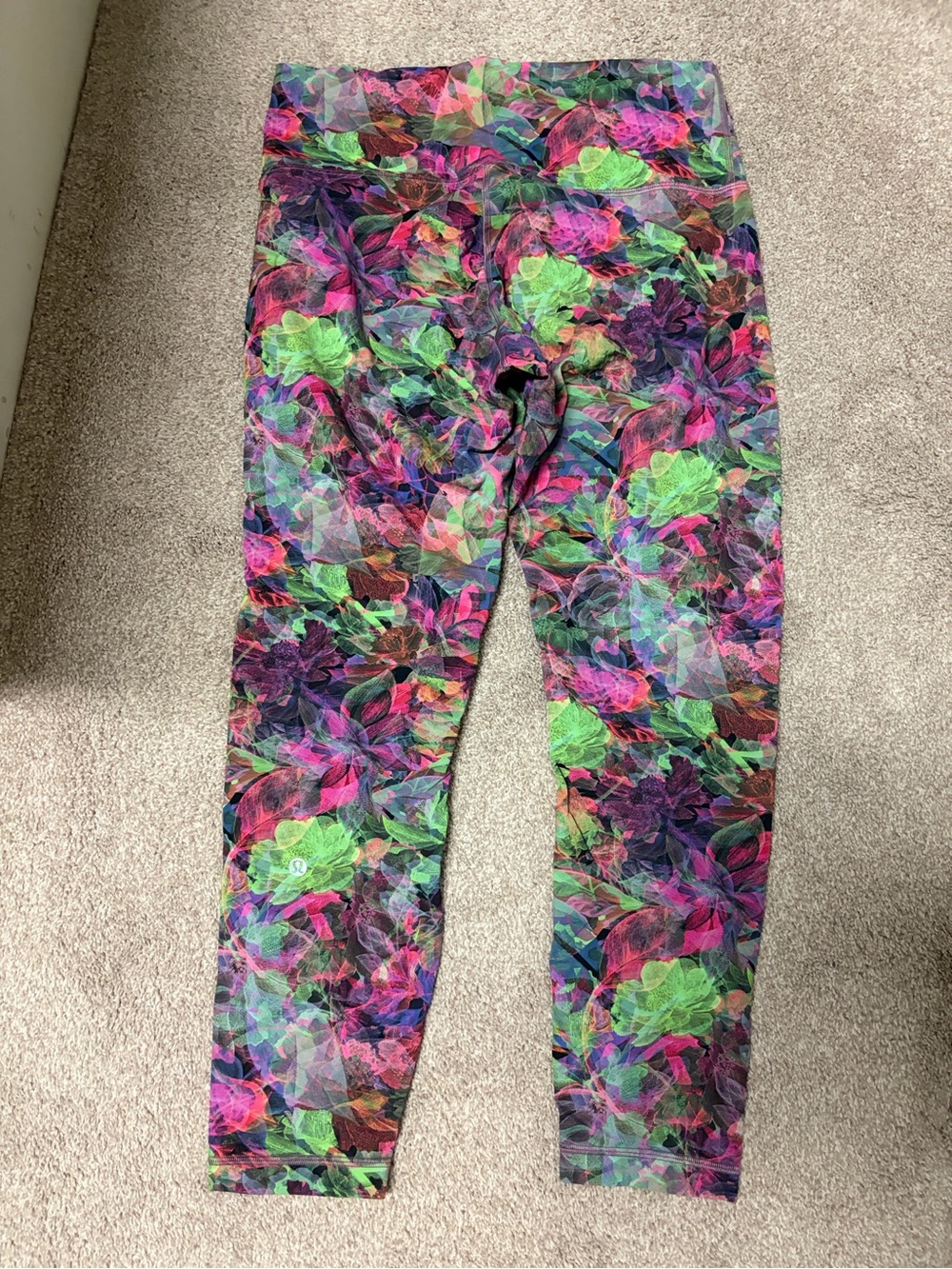 lululemon athletica Multicolor Floral High-Rise Leggings